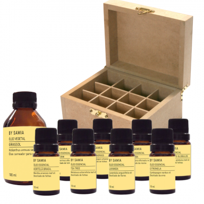 Kit essencial de aromaterapia